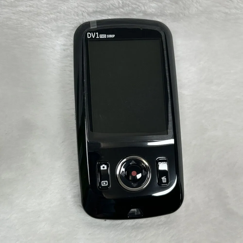 GE DV1 HD 1080p Camcorder Video Camera Waterproof w/ Memory Card Disc Open Box